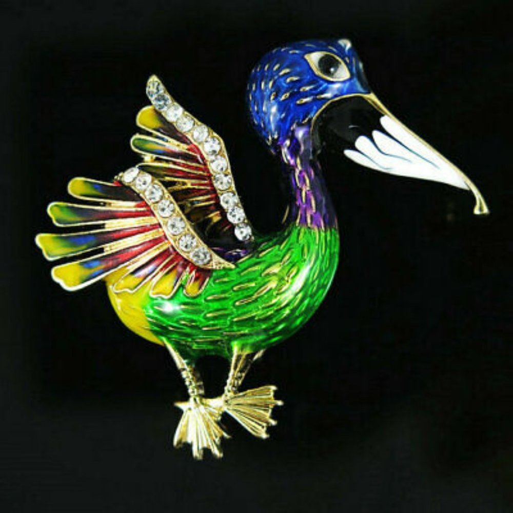 Whimsical Pin Duck